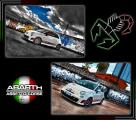 Piccolo poster della mia Abarth scatti e montaggio by me :)