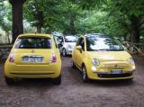 yellow abarth e la gemella....